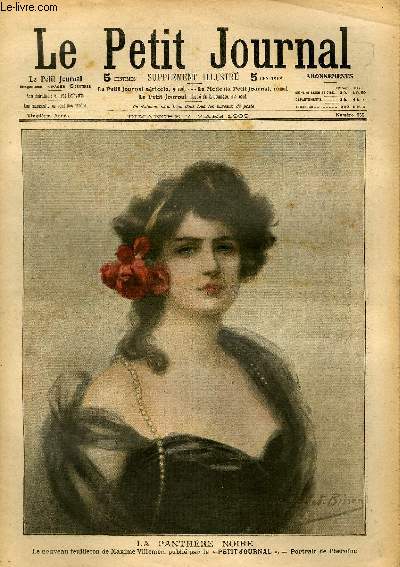 LE PETIT JOURNAL - supplment illustr numro 955 - LA PANTHERE NOIRE - L'EFFET PRODUIT PAR LA PREMIERE AUTOMOBILE QUI PENETRA DANS UNE VILLE COREENNE