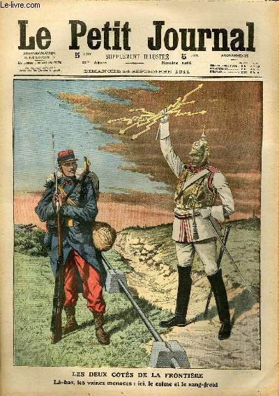 LE PETIT JOURNAL - supplment illustr numro 1088 - LES DEUX COTES DE LA FRONTIERE - UN LYCEEN DE 16 ANS SAUVE UN PAQUEBOT ET SES PASSAGERS
