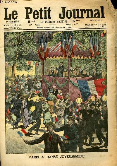 LE PETIT JOURNAL - supplment illustr numro 1236 - PARIS A DANSE JOYEUSEMENT - PHILIPPE-AUGUSTE A BOUVINES