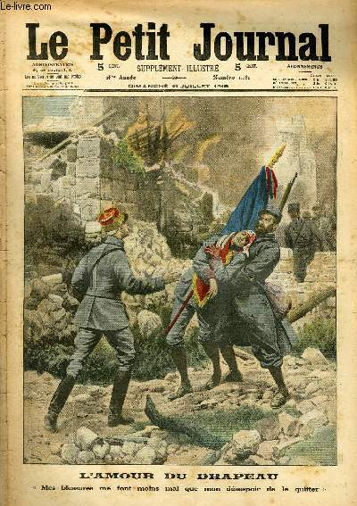 LE PETIT JOURNAL - supplment illustr numro 1281 - L'AMOUR DU DRAPEAU - DANS LE TRENTIN