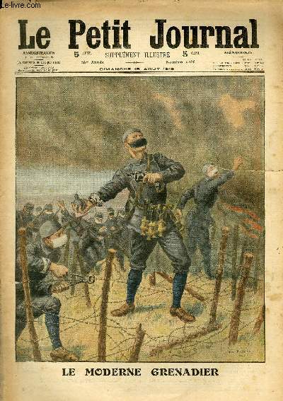 LE PETIT JOURNAL - supplment illustr numro 1286 - LE MODERNE GRENADIER - LA PRUDENCE DU KRONPRINZ