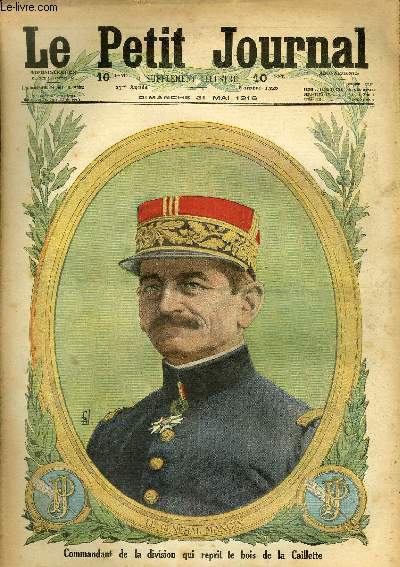 LE PETIT JOURNAL - supplment illustr numro 1326 - LE GENERAL MANGIN - LES SOLDATS RUSSES EN FRANCE