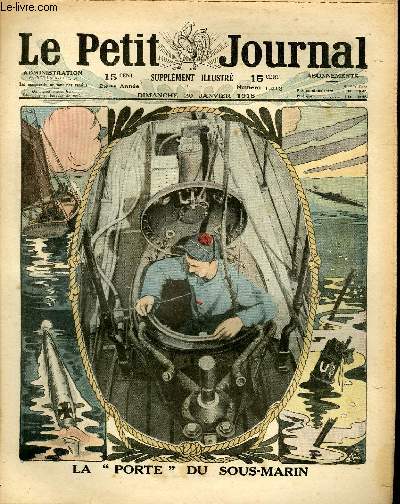 LE PETIT JOURNAL - supplment illustr numro 1413 - LA 'PORTE' DU SOUS-MARIN