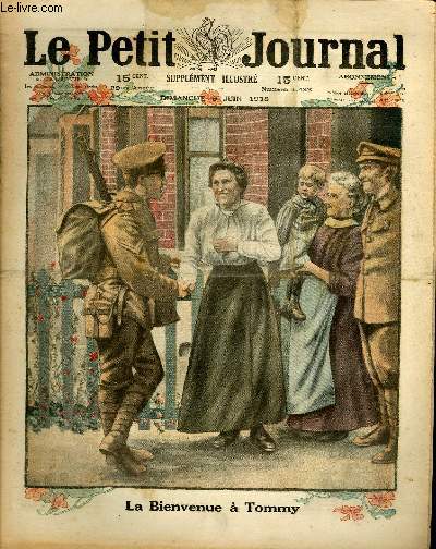 LE PETIT JOURNAL - supplment illustr numro 1433 - LA BIENVENUE A TOMMY