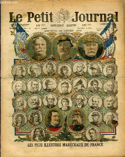 LE PETIT JOURNAL - supplment illustr numro 1466 - LES PLUS ILLUSTRES MARECHAUX DE FRANCE - LE DOYEN DES POILUS