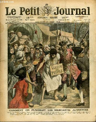 LE PETIT JOURNAL - supplment illustr numro 1495 - COMMENT ON PUNISSAIT LES MERCANTIS AUTREFOIS - LES FETES D ELA VICTOIRE EN BELGIQUE