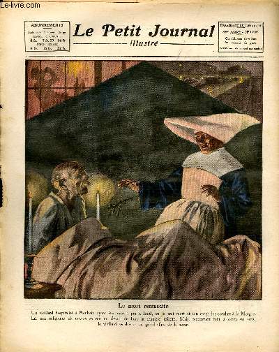 LE PETIT JOURNAL - supplment illustr numro 1726 - UN VETEMENT DE GLACE - LE MORT RESSUSCITE