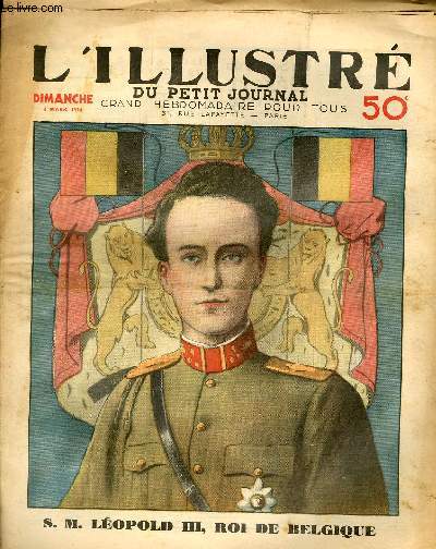 LE PETIT JOURNAL - supplment illustr numro 2254 - S. M. LEOPOLD III, ROI DE BELGIQUE - PHOTOS DU MONDE ENTIER