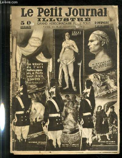 LE PETIT JOURNAL - supplment illustr numro 2319 - LES TRESORS DE L'ART ITALIEN EXPOSES A PARIS SONT BIEN GARDES.