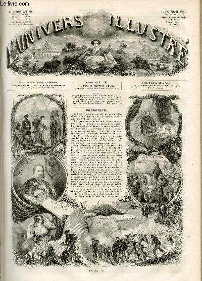 L'UNIVERS ILLUSTRE - CINQUIEME ANNEE N 190 L'anne 1861