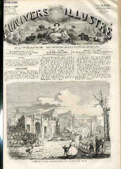 L'UNIVERS ILLUSTRE - CINQUIEME ANNEE N 234 Dgagement de la faade du conservatoire des arts et mtiers