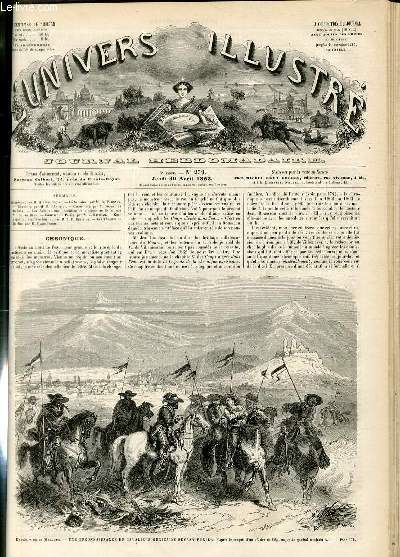 L'UNIVERS ILLUSTRE - SIXIEME ANNEE N 259 Expdition du Mexique