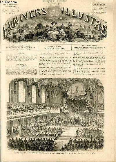 L'UNIVERS ILLUSTRE - HUITIEME ANNEE N 409 Ouverture de la session lgislative par S. M. L'empereur Napolon III, le 15 Fvrier 1865