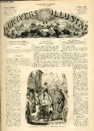 L'UNIVERS ILLUSTRE - HUITIEME ANNEE N 452 Les lctions en Angleterre