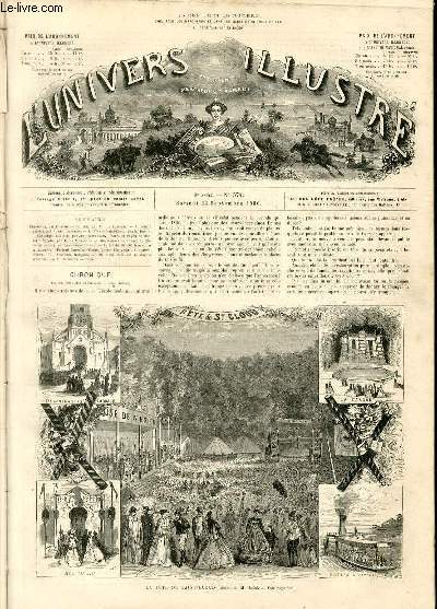 L'UNIVERS ILLUSTRE- NEUVIEME ANNEE N 574 La fte de Saint-Cloud