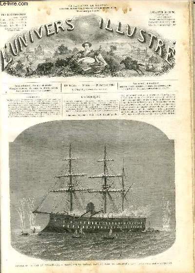 L'UNIVERS ILLUSTRE - DIXIEME ANNEE N 654 Voyage du sultan en Angleterre