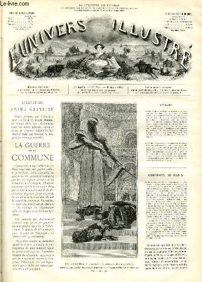 L'UNIVERS ILLUSTRE - QUINZIEME ANNEE N 888 Une excution  l'Alhambra, tableau de Henri Regnault