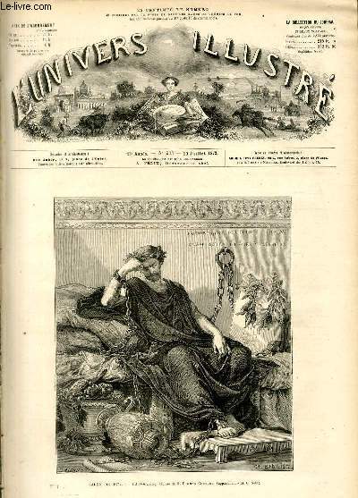 L'UNIVERS ILLUSTRE - QUINZIEME ANNEE N 904 Salon de 1872