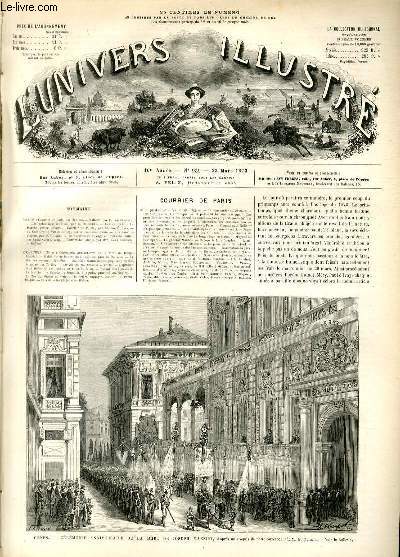 L'UNIVERS ILLUSTRE - SEIZIEME ANNEE N 939 Gnes