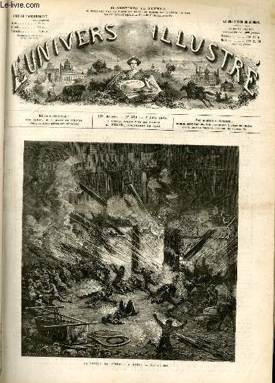 L'UNIVERS ILLUSTRE - SEIZIEME ANNEE N 959 Explosion de ptrole  Rueil