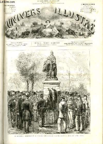 L'UNIVERS ILLUSTRE - DIX-HUITIEME ANNEE N 1066 Le monument commmoratif de Mars-La-Tour, expos aux Champs-Elyses
