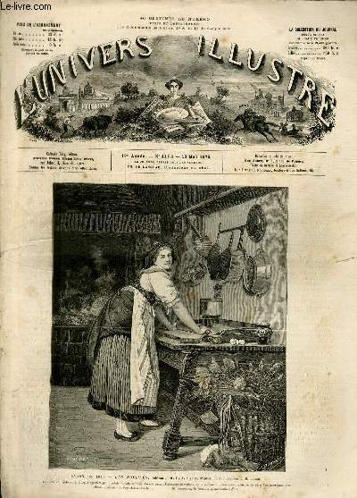 L'UNIVERS ILLUSTRE - DIX-NEUVIEME ANNEE N 1103 - Salon de 1876, les Noud'les, tableau de M.C.A. Pabst, d'aprs une photographie de M.Lecadre.
