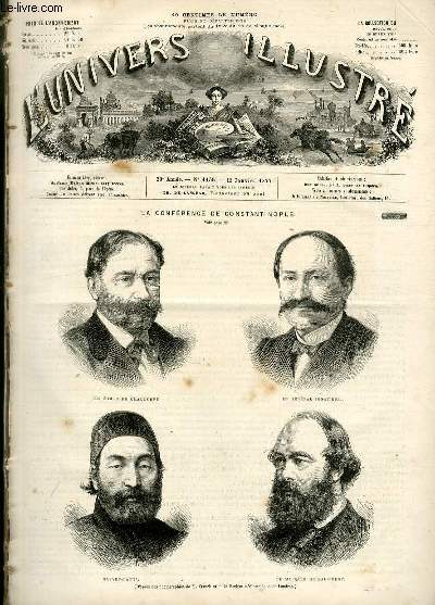 L'UNIVERS ILLUSTRE - VINGTIEME ANNEE N 1138 La confrence de Constantinople