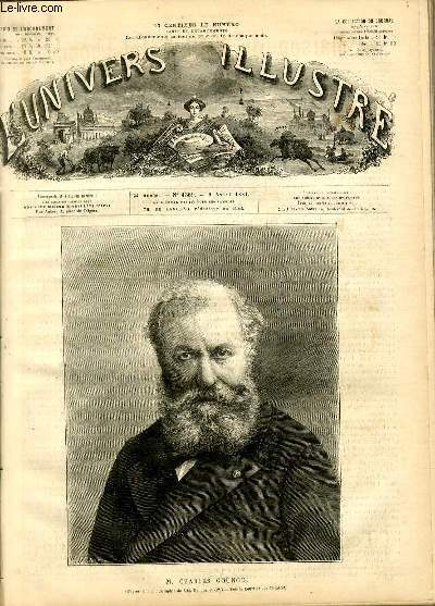 L'UNIVERS ILLUSTRE - VINGT QUATRIEME ANNEE N 1359 - M. Charles Gounod (d'aprs une photographie de MM.Benque et Cie)