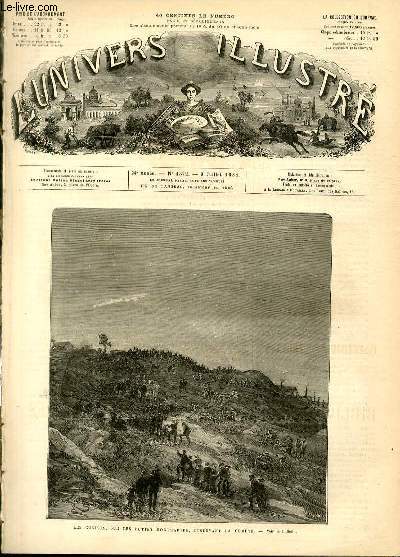 L'UNIVERS ILLUSTRE - VINGT QUATRIEME ANNEE N 1372 Les curieux, sur les buttes Montmartre, observant la comte