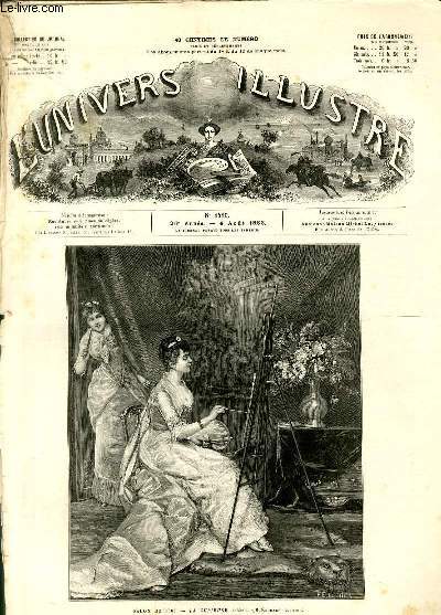L'UNIVERS ILLUSTRE - VINGT-SIXIEME ANNEE N 1480 Salon de 1883