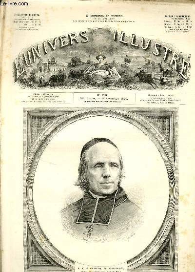 L'UNIVERS ILLUSTRE - VINGT-SIXIEME ANNEE N 1495 S. E. Le cardinal de Bonnechose