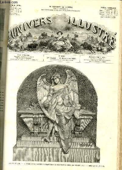 L'UNIVERS ILLUSTRE - VINGT-SEPTIEME ANNEE N 1548 Salon de 1884