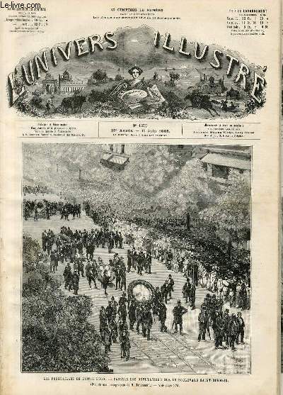 L'UNIVERS ILLUSTRE - VINGT-HUITIEME ANNEE N 1577 Les funrailles de Victor Hugo