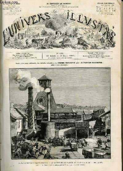 L'UNIVERS ILLUSTRE - TRENTIEME ANNEE N 1668 La catastrophe de Saint-Etienne