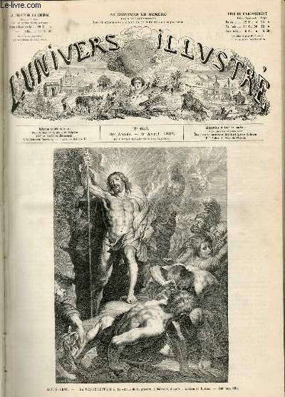 L'UNIVERS ILLUSTRE - TRENTIEME ANNEE N 1672 Beaux-Arts