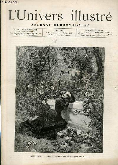 L'UNIVERS ILLUSTRE - TRENTIEME ET UNIEME ANNEE N 1742 Salon de 1888
