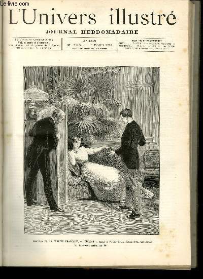 L'UNIVERS ILLUSTRE - TRENTE-TROISIEME ANNEE N 1819 Thtre de la comdie franaise