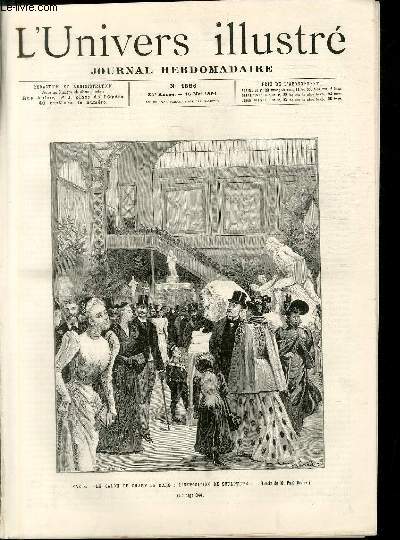 L'UNIVERS ILLUSTRE - TRENTE QUATRIEME ANNEE N 1886 Paris