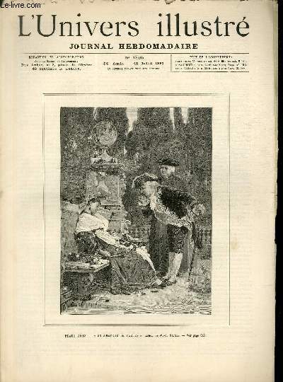 L'UNIVERS ILLUSTRE- TRENTE QUATRIEME ANNEE N 1895 Beaux-Arts