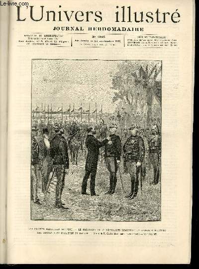 L'UNIVERS ILLUSTRE- TRENTE QUATRIEME ANNEE N 1905 Les grandes manoeuvres de l'Est