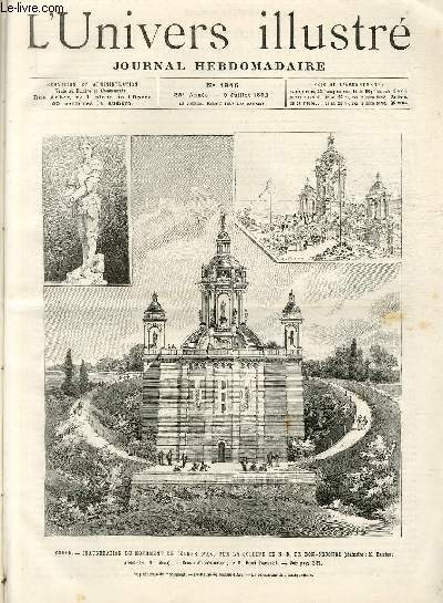 L'UNIVERS ILLUSTRE- TRENTE CINQUIEME ANNEE N 1946 Rouen