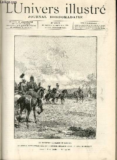 L'UNIVERS ILLUSTRE - TRENTE SIXIEME ANNEE N 2008 Les manoeuvres allemandes en Lorraine