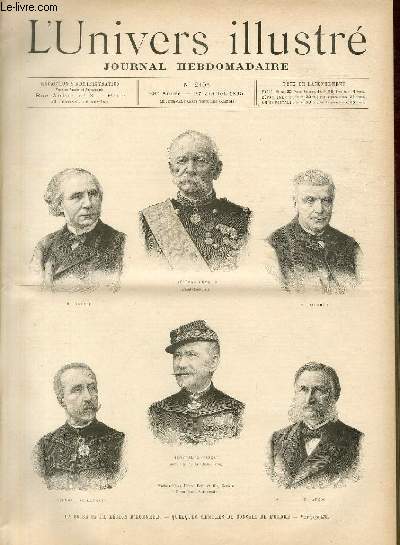 L'UNIVERS ILLUSTRE - TRENTE HUITIEME ANNEE N 2105 La crise de la lgion d'honneur