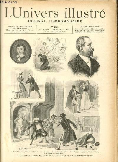 L'UNIVERS ILLUSTRE - TRENTE NEUVIEME ANNE N 2179 Anatole France et quelques-une de ses oeuvres