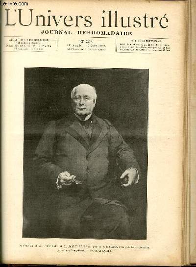L'UNIVERS ILLUSTRE - QUARANTE DEUXIEME ANNEE N 2306 Salons de 1899