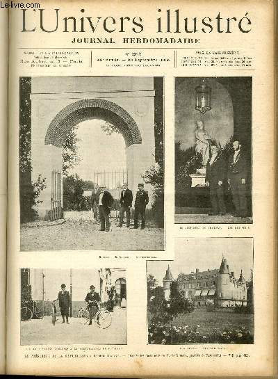 L'UNIVERS ILLUSTRE - QUARANTE DEUXIEME ANNEE N 2322 Le prsident de la rpublique  Rambouillet