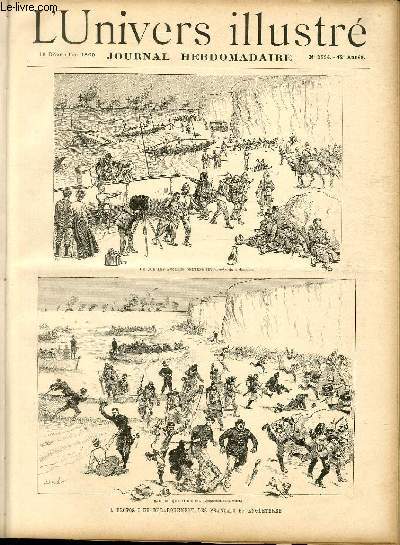 L'UNIVERS ILLUSTRE - QUARANTE DEUXIEME ANNEE N 2334 A propos d'un dbarquement des Franais en Angleterre