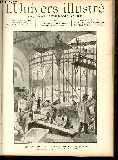 L'UNIVERS ILLUSTRE - QUARANTE TROISIEME ANNEE N 2351 L'exposition de 1900