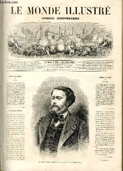 LE MONDE ILLUSTRE N250 M. Edmond About
