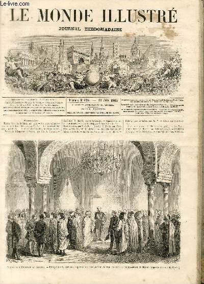 LE MONDE ILLUSTRE N426 Voyage de l'Empereur en Algrie